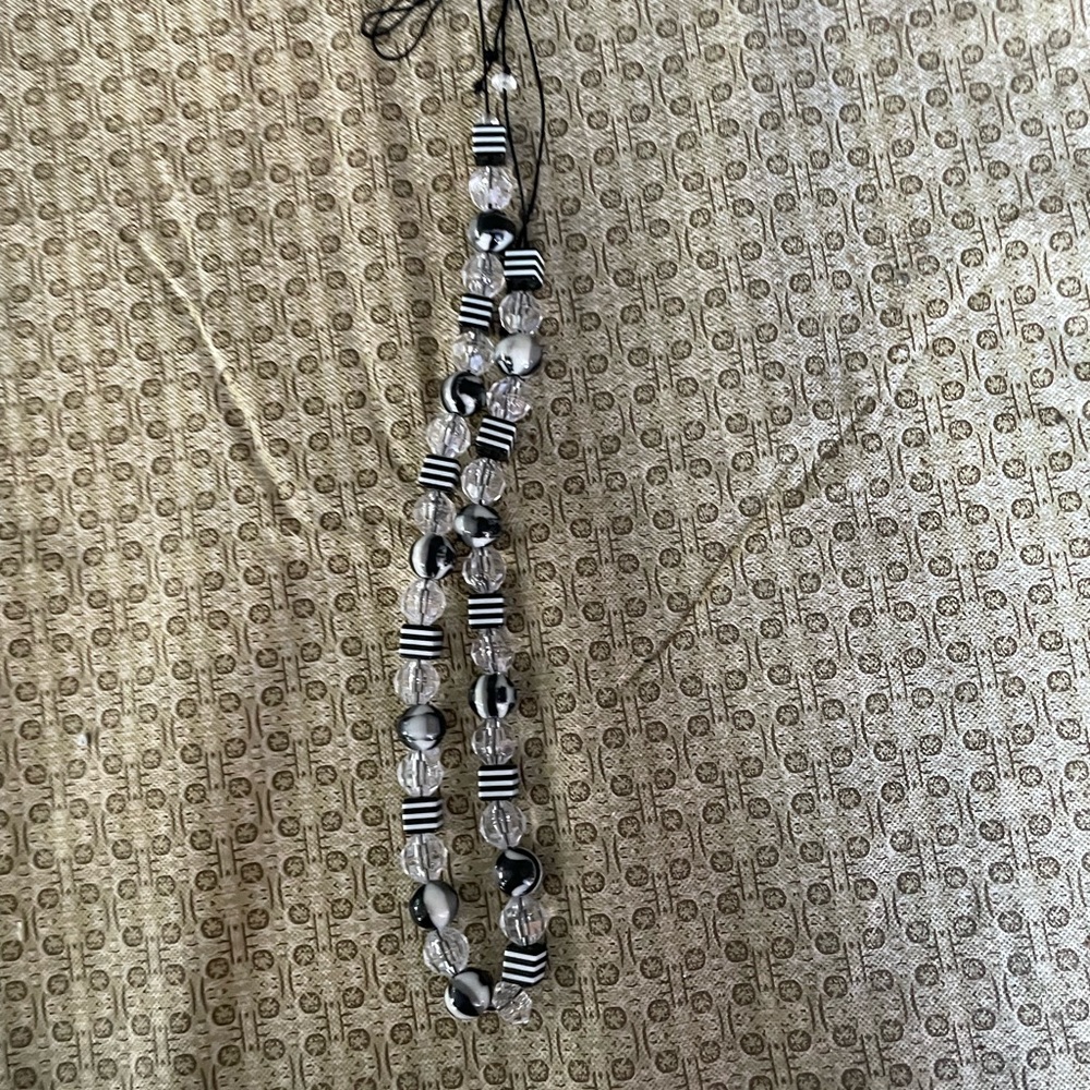Black and white necklace